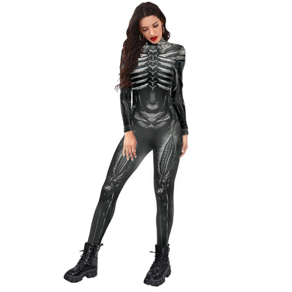 Skeleton Bodysuits! Full Adult One Piece Day of The Dead, Halloween, Costume Party, Cosplay