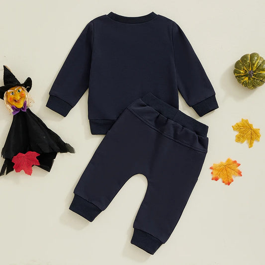 2-piece Halloween Sets! Girl's & Boy's *Ghost Malone* Sweatshirt & Sweatpants