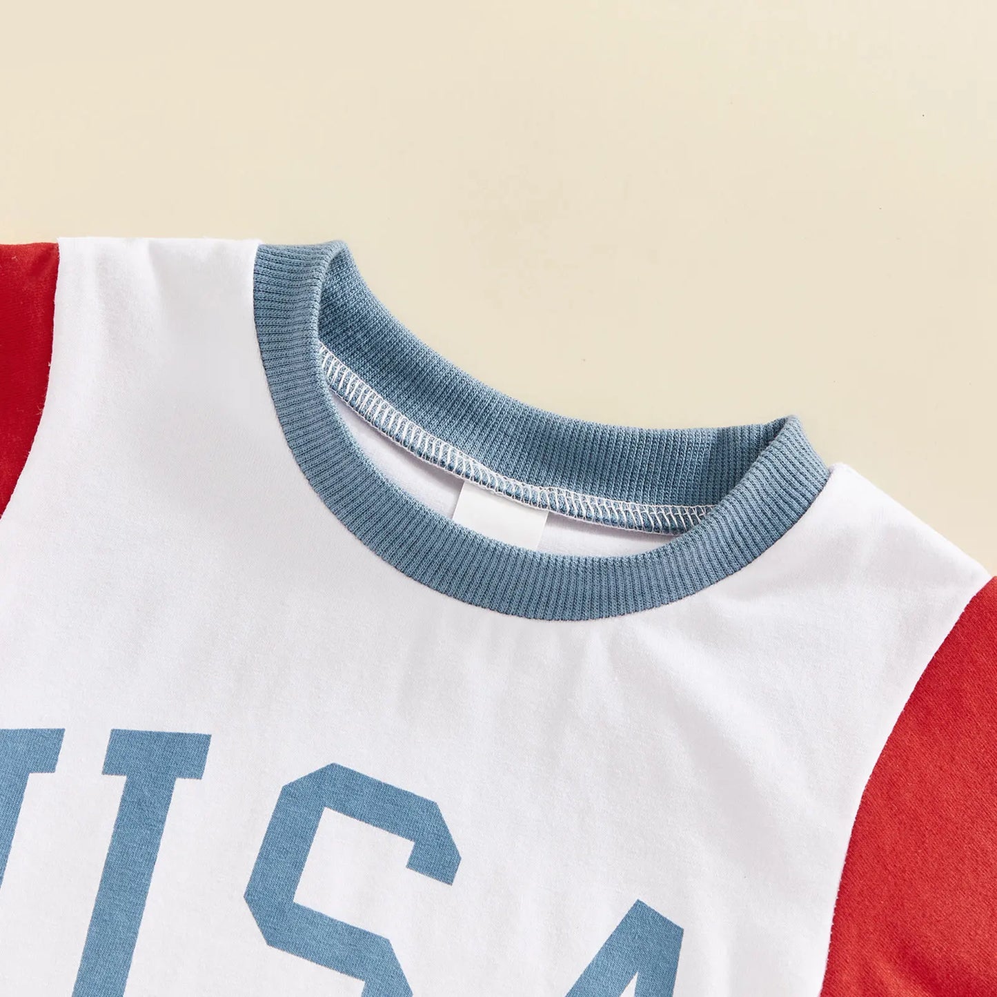 Boy's 2-Piece Independence Day "USA" T-Shirt & Shorts Sets