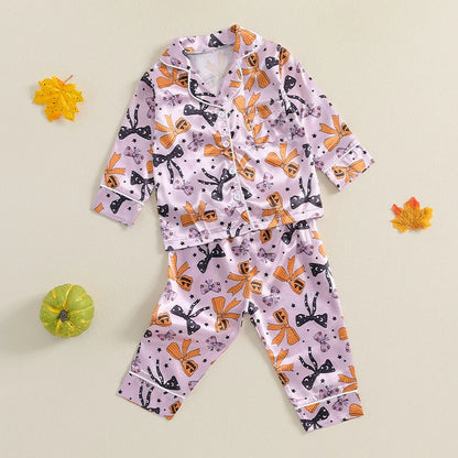 Halloween Pajamas! Girl’s Long Sleeve Pajama Sets