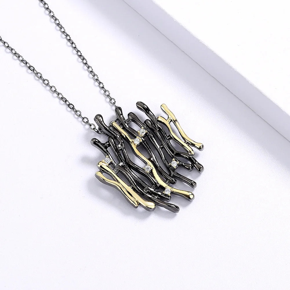 Black & Gold Style Necklaces Choker