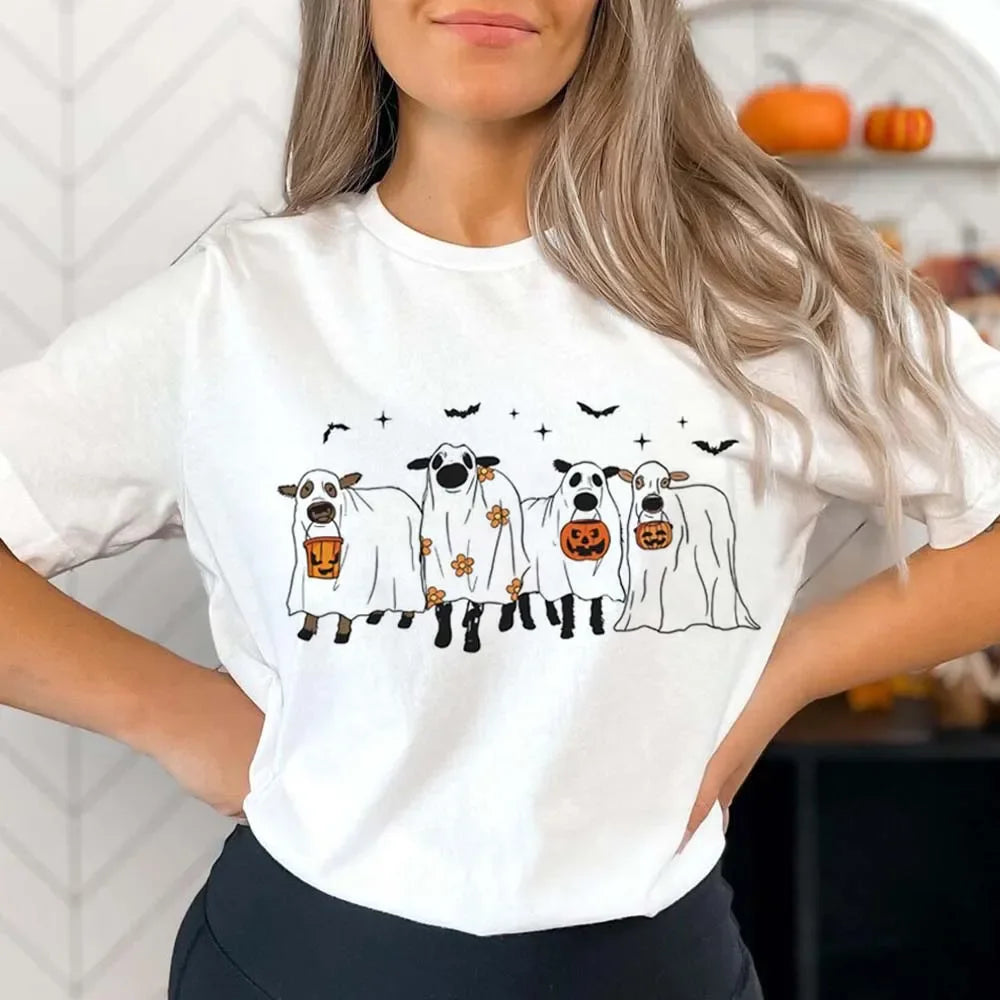 Halloween Tees! Womens Spooky Graphic T-Shirts