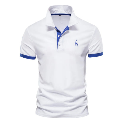 Men's Two-Color Casual Polo T-Shirts