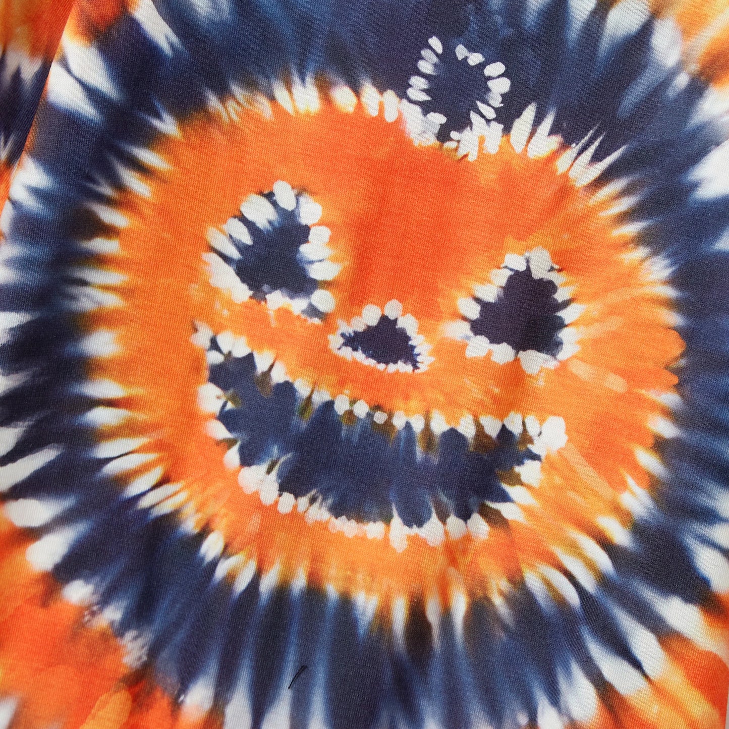 Family Matching! Orange Tie-Dye Halloween Pumpkin Pajama Sets