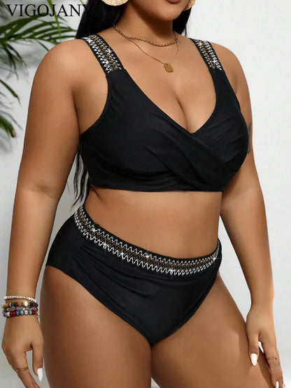 2 Piece PLUS Bikini Swimsuit