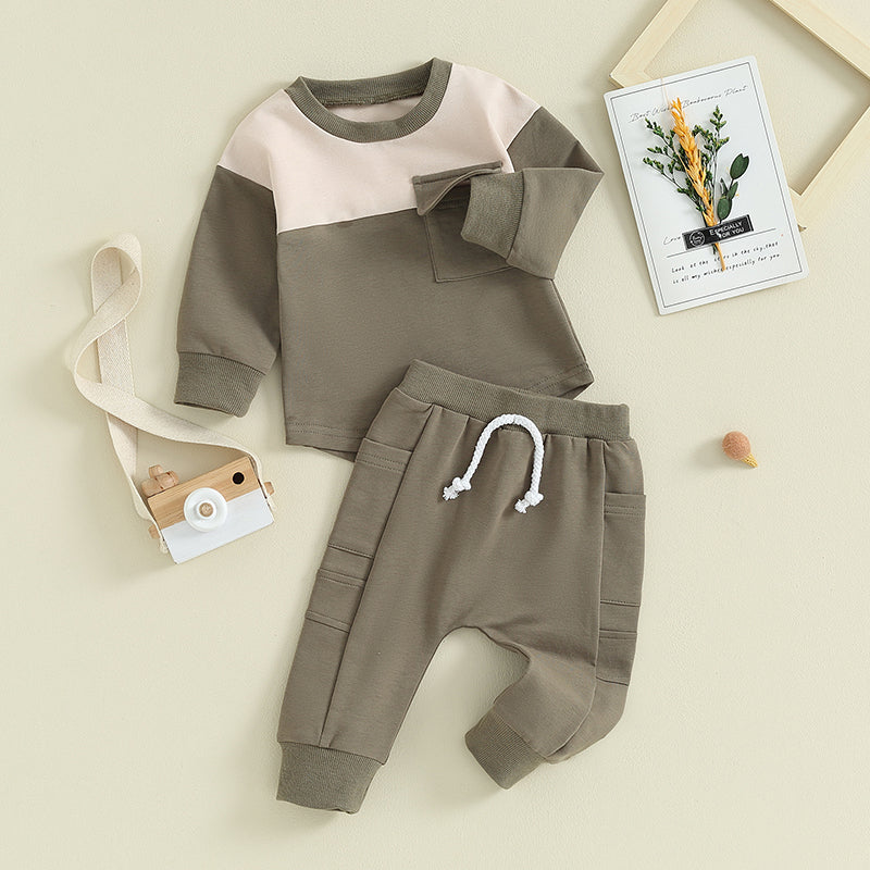 2-Piece Fall Outfits! Boy’s "I Dig Christmas" Sweatshirt & Pants Sets