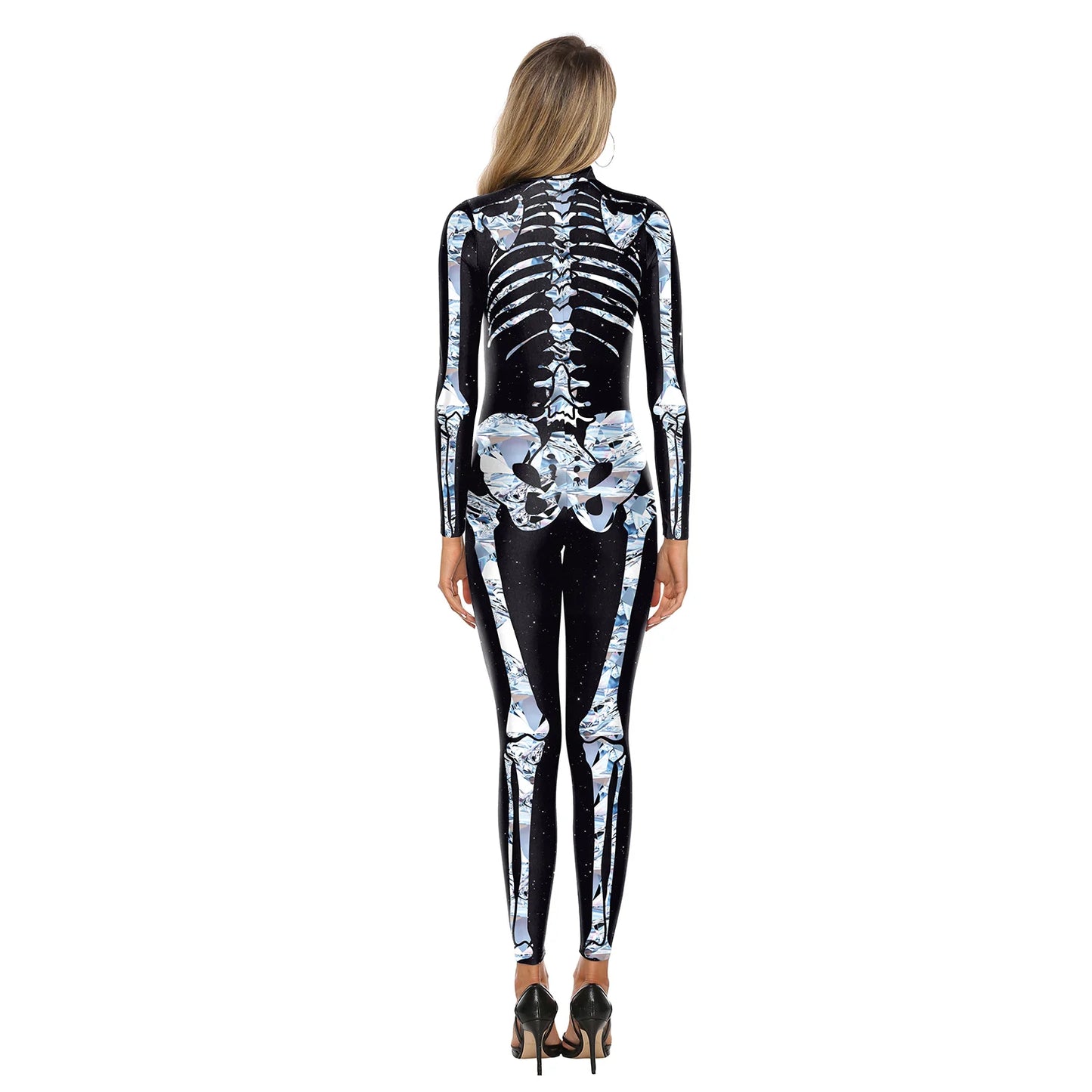 Skeleton Bodysuits! Full One Piece Halloween, Day of The Dead, Cosplay, Party Costumes