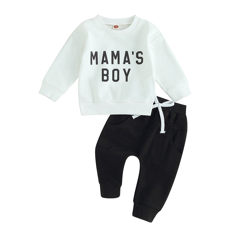 2-Piece Fall Outfits! Boy’s "Little Dude" Sweatshirt & Pants Sets