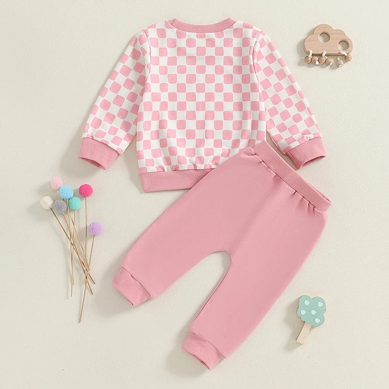 2-Piece Fall Outfits! Girl’s & Boy’s Long Sleeve Sweatshirt & Pants Sets