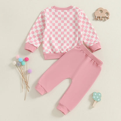 2-Piece Fall Outfits! Girl’s & Boy’s Long Sleeve Sweatshirt & Pants Sets