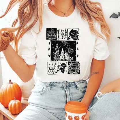 Halloween Tees! Womens Spooky Graphic T-Shirts