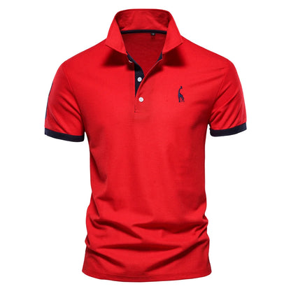 Men's Two-Color Casual Polo T-Shirts