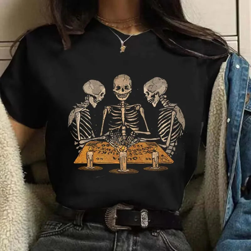 Halloween Tees! Skeletons Playing Ouija Board T-Shirts