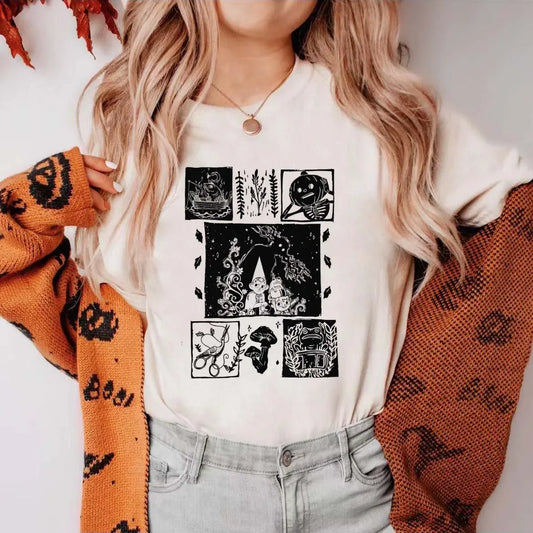 Halloween Tees! Womens Spooky Graphic T-Shirts