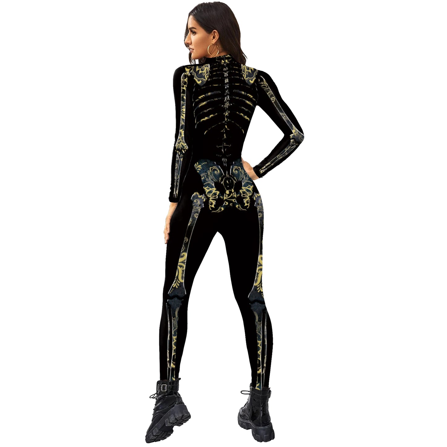 Skeleton Bodysuits! Full One Piece Halloween, Day of The Dead, Cosplay, Party Costumes