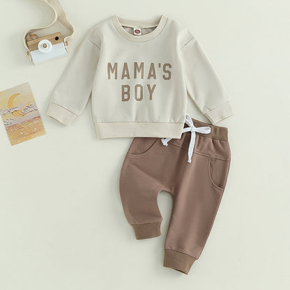 2-Piece Fall Outfits! Boy’s "Little Dude" Sweatshirt & Pants Sets