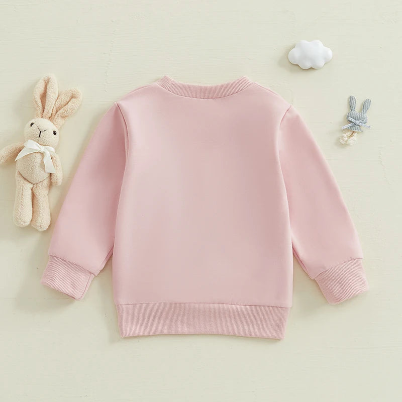 Boy's & Girl's Embroidered Easter Bunny Sweatshirts