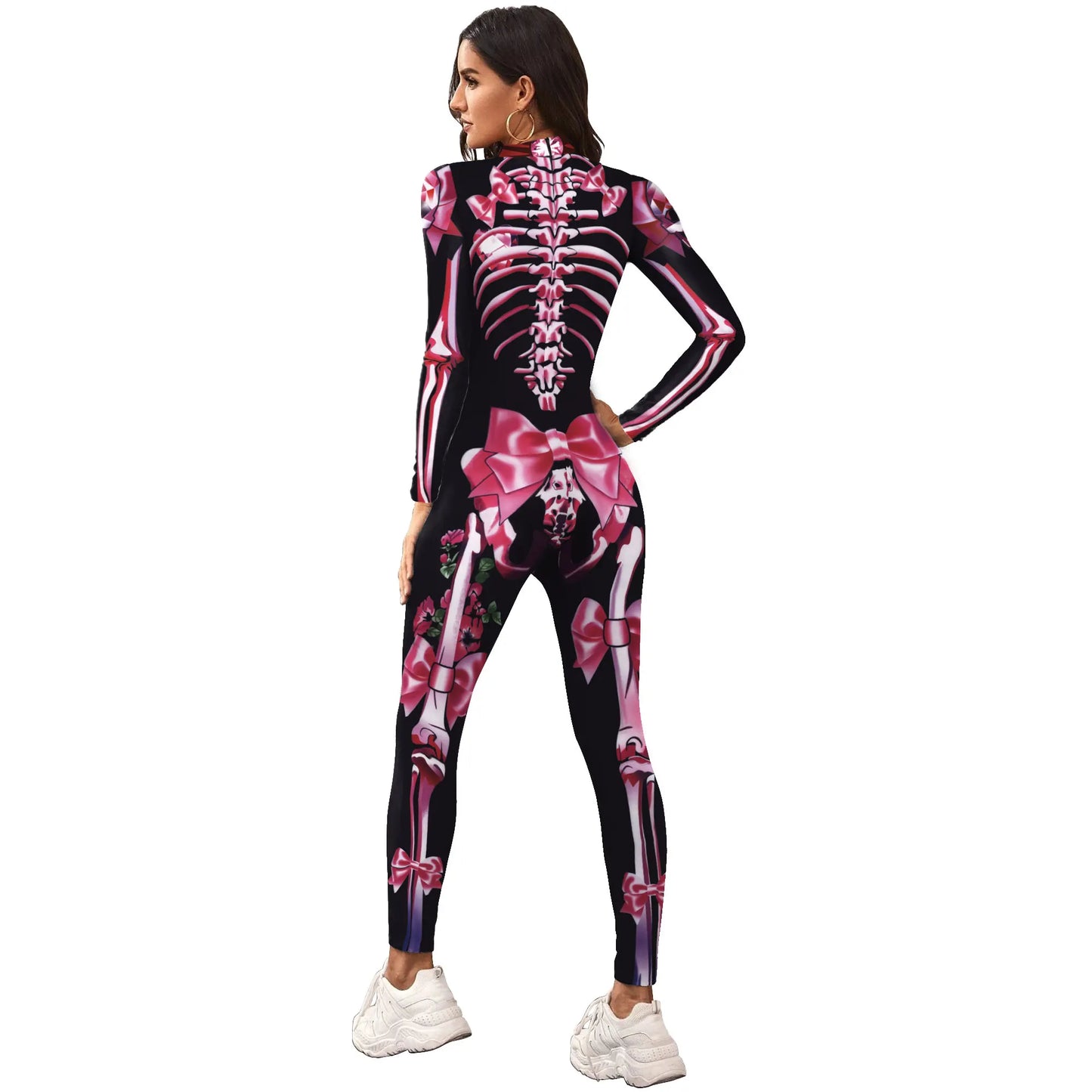 Skeleton Bodysuits! Full Adult One Piece Day of The Dead, Halloween, Costume Party, Cosplay