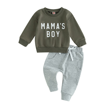 2-Piece Fall Outfits! Boy’s "Little Dude" Sweatshirt & Pants Sets