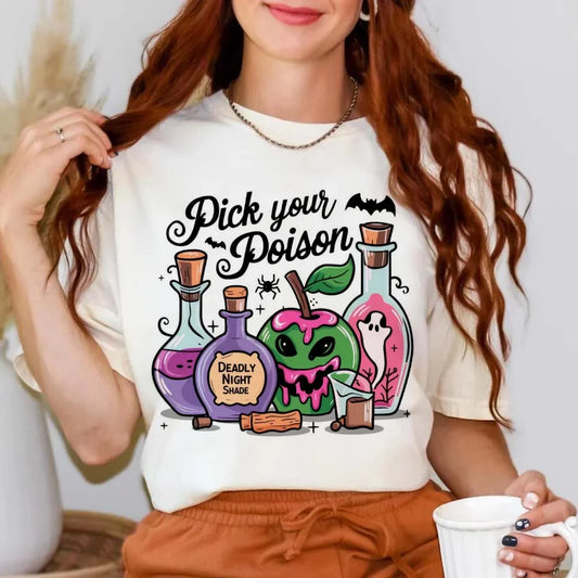 Halloween Tees! Womens Spooky Graphic T-Shirts