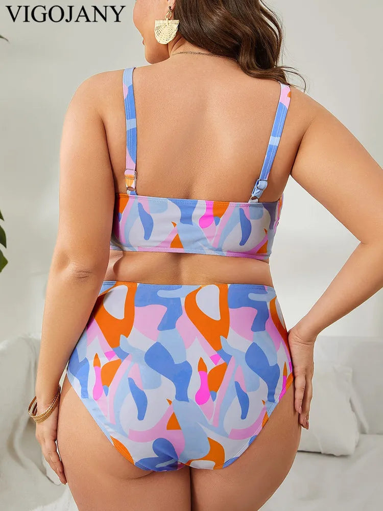 2 Piece PLUS Bikini Swimsuit