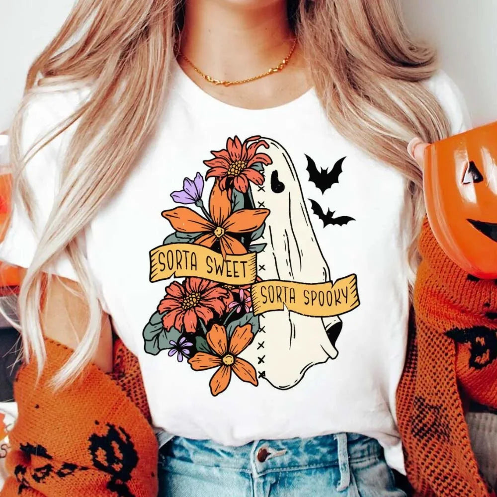 Halloween Tees! Womens Spooky Graphic T-Shirts