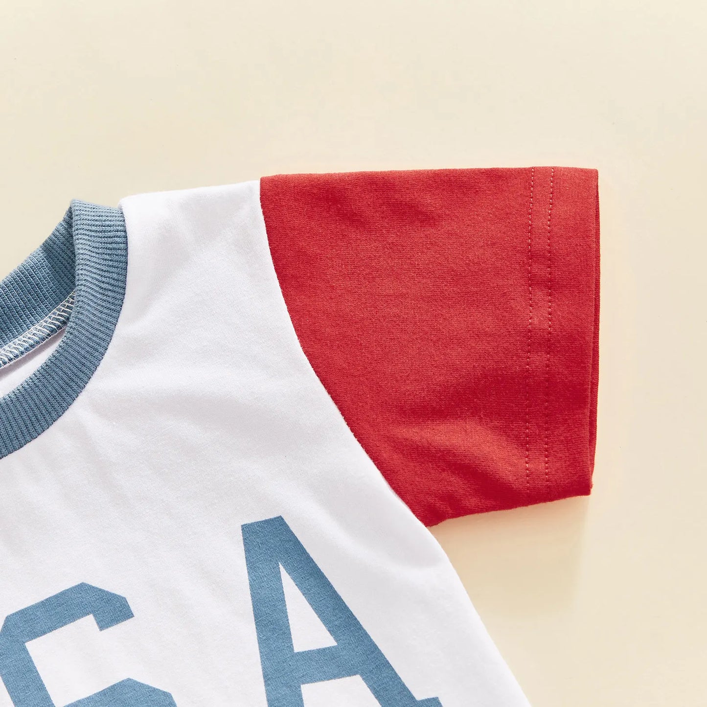 Boy's 2-Piece Independence Day "USA" T-Shirt & Shorts Sets
