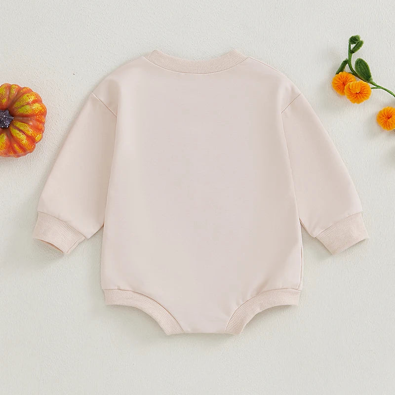 Halloween Outfits! Boy's & Girl's "Thick Thighs Fall Vibes" Embroidered Long Sleeve Sweatshirts