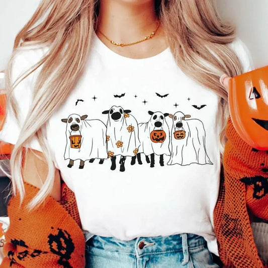 Halloween Tees! Womens Spooky Graphic T-Shirts