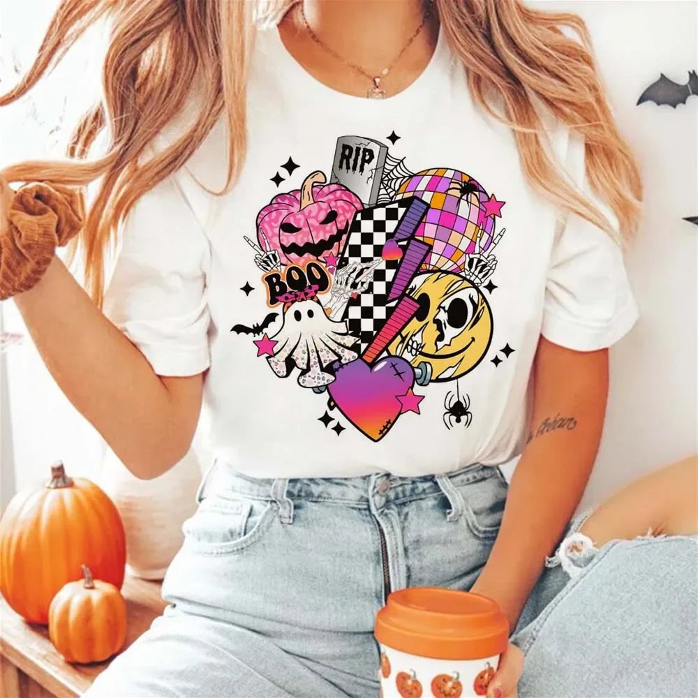 Halloween Tees! Womens Spooky Graphic T-Shirts