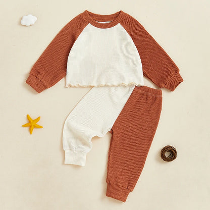 2-Piece Fall Outfits! Girl’s Long Sleeve Top & Pants Sets