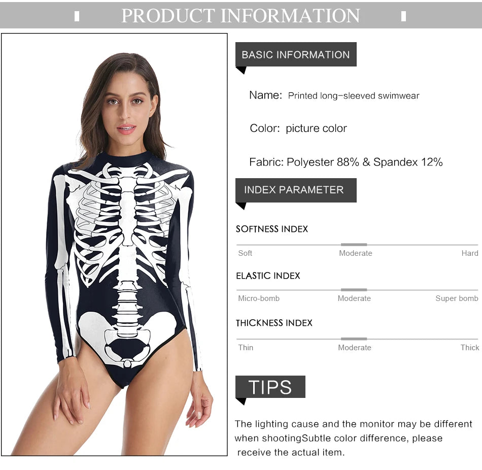 Skeleton Bodysuits! One Piece Day of The Dead, Halloween, Costume Party, Cosplay