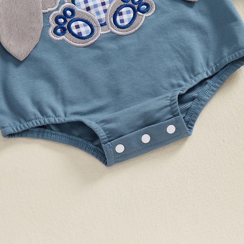 Girl's & Boy's Embroidered Easter Bunny Onesie Sweatshirts