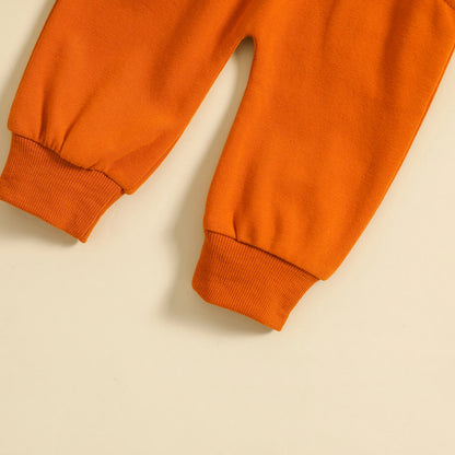 2-Piece Halloween Outfits! Boy’s Long Sleeve Rompers & Pants Sets