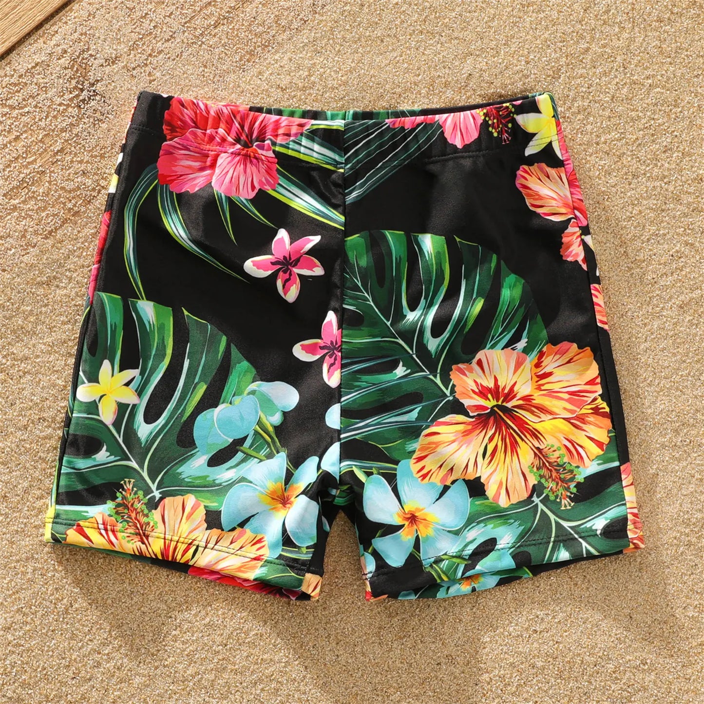 Family Matching! Tropical One Piece Swimsuits & Trunks
