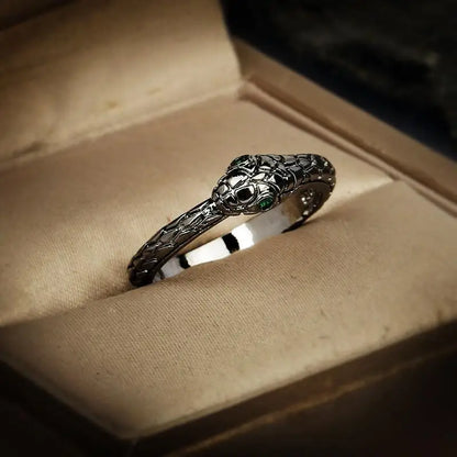 Rings Men Black Snake Rings Men Snake Rings