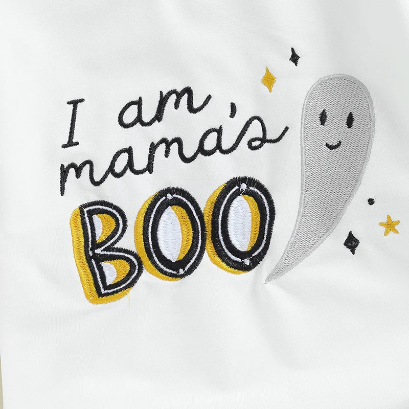 Girl's & Boy's Halloween *I am mama's BOO* Long Sleeve Onesies