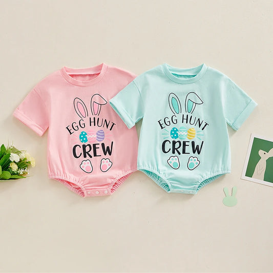 Girl's & Boy's Hip Hop Easter Bunny Onesies