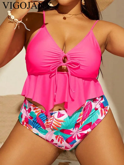 2 Piece PLUS Bikini Swimsuit