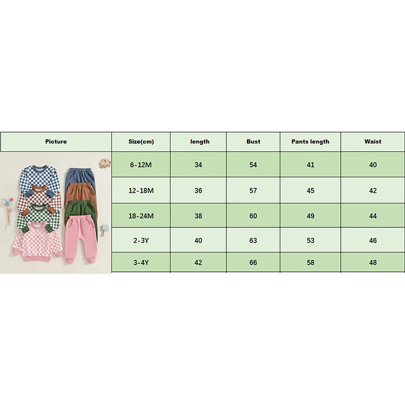 2-Piece Fall Outfits! Girl’s & Boy’s Long Sleeve Sweatshirt & Pants Sets