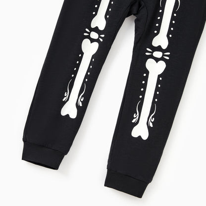 Family Matching! Skeleton Halloween Pajamas Sets