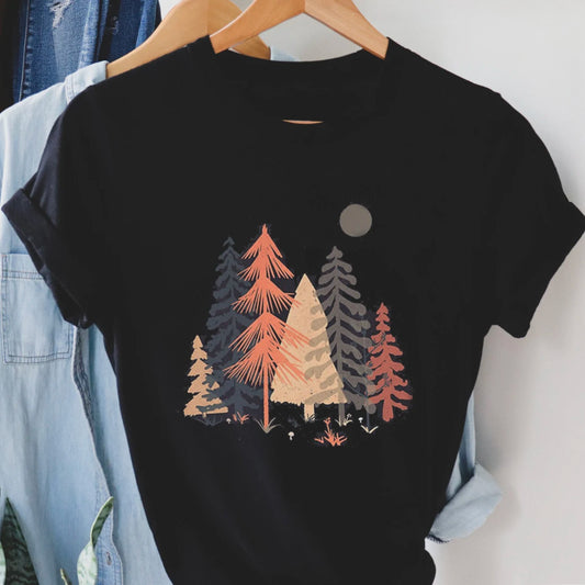 Outdoor Adventure Tees! Graphic Print T-Shirts