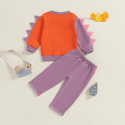 2-Piece Fall Outfits! Girl’s & Boy’s Long Sleeve Sweatshirt & Pants Sets