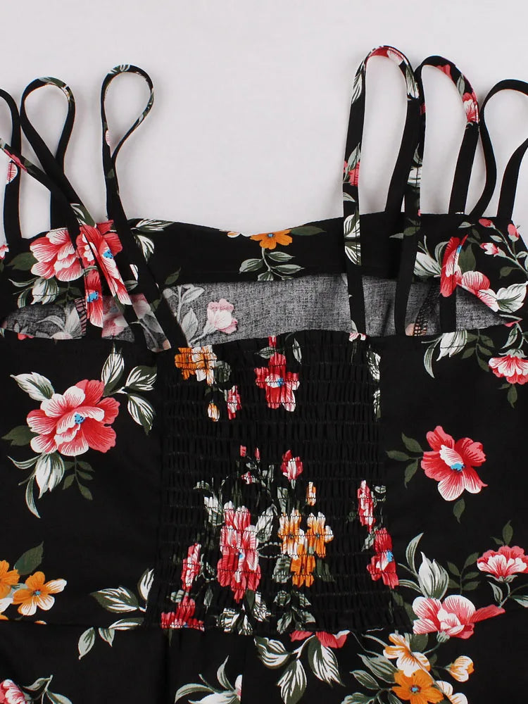 Vintage Floral Party Dress