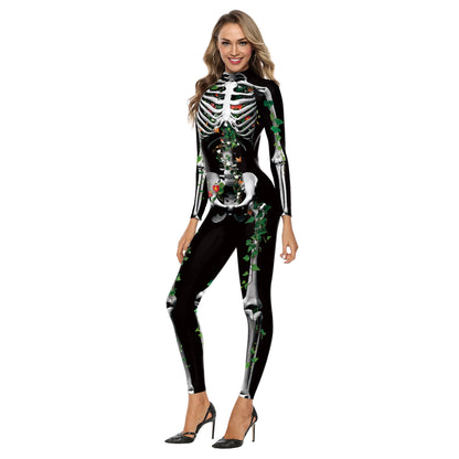 Skeleton Bodysuits! Full One Piece Halloween, Day of The Dead, Cosplay, Party Costumes