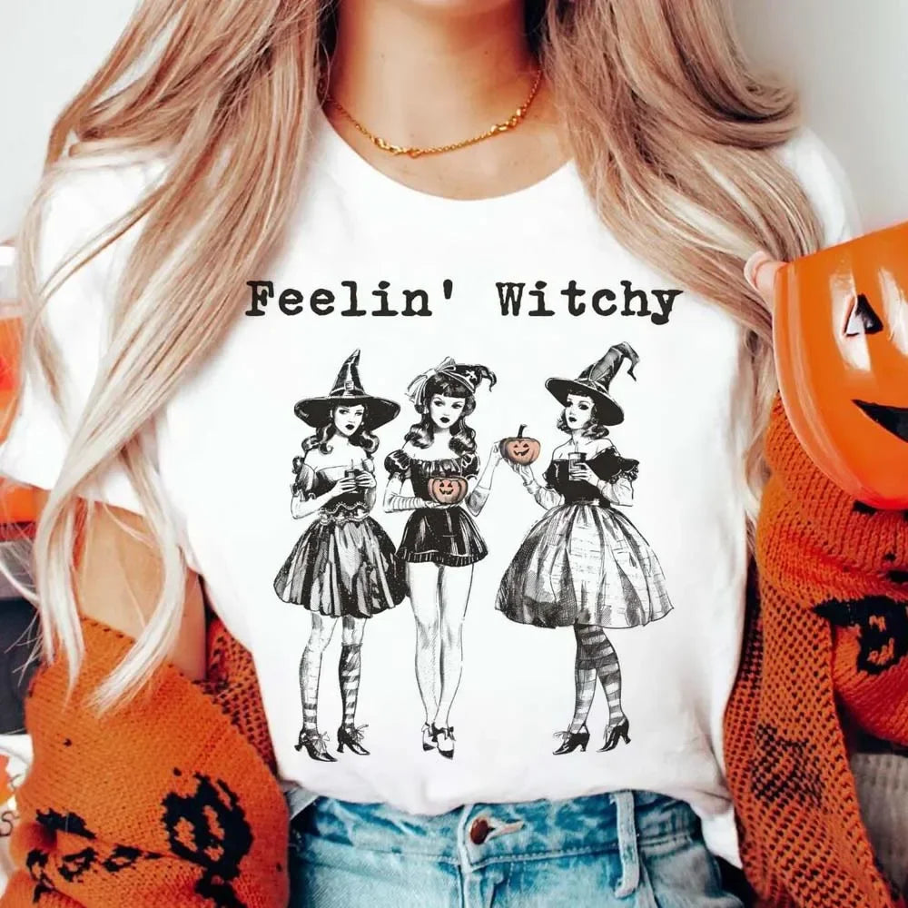 Halloween Tees! Womens Spooky Graphic T-Shirts