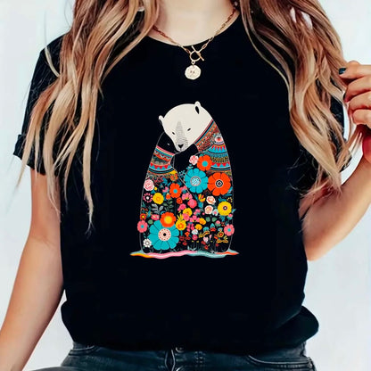 Floral Bear T-Shirt