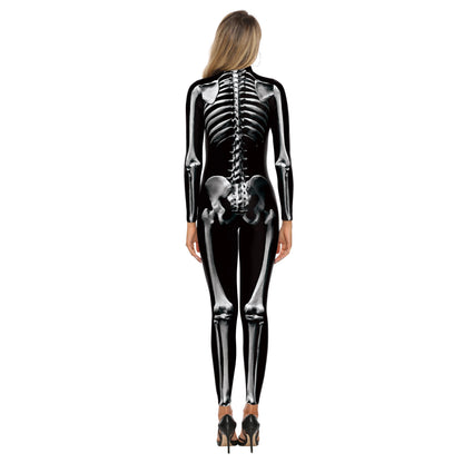 Skeleton Bodysuits! Full Adult One Piece Day of The Dead, Halloween, Costume Party, Cosplay