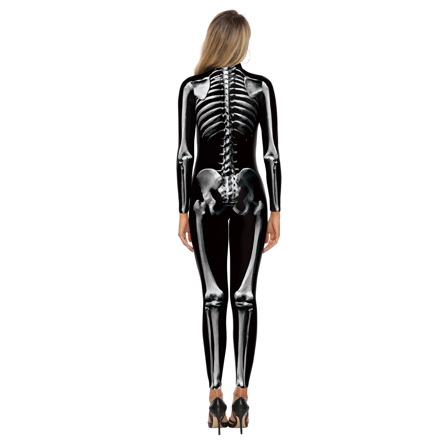 Skeleton Bodysuits! Full Adult One Piece Day of The Dead, Halloween, Costume Party, Cosplay