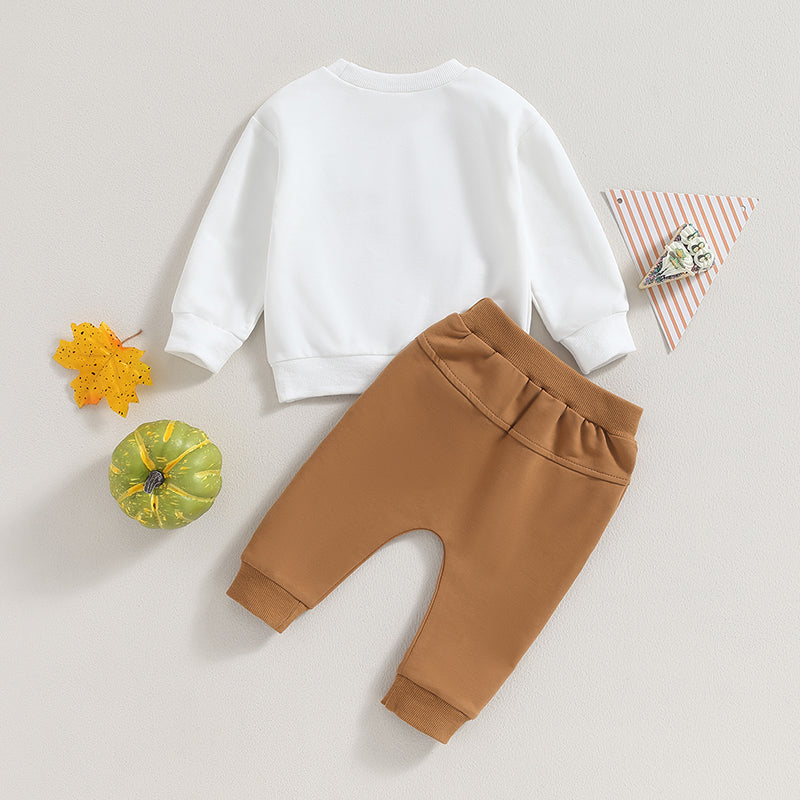 2-piece Thanksgiving Sets! Boy's & Girl's *Here For The Smores* Fall Sweatshirts & Sweatpants Outfits